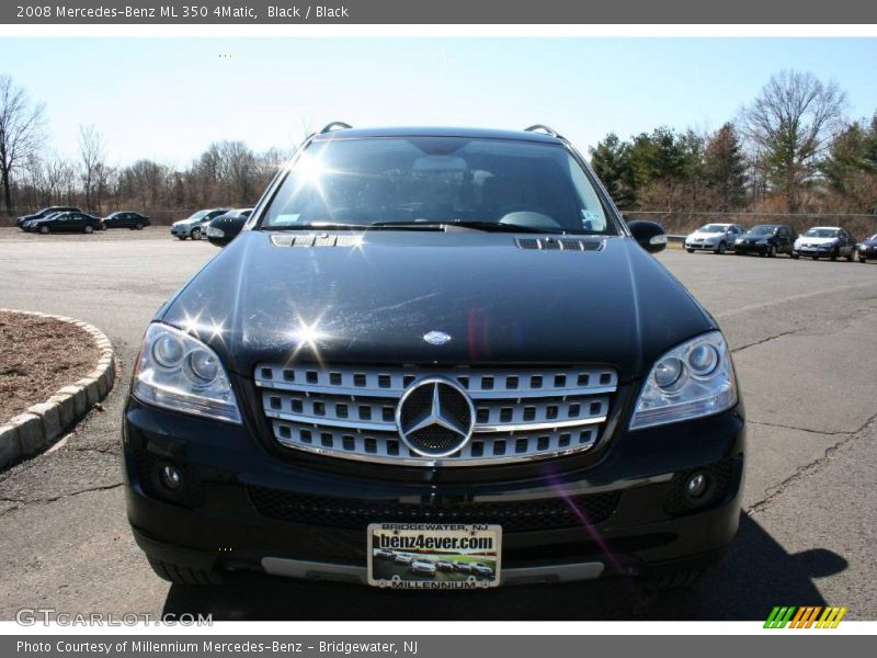Black / Black 2008 Mercedes-Benz ML 350 4Matic