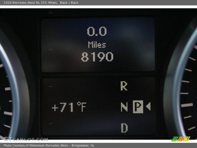 Black / Black 2009 Mercedes-Benz ML 350 4Matic