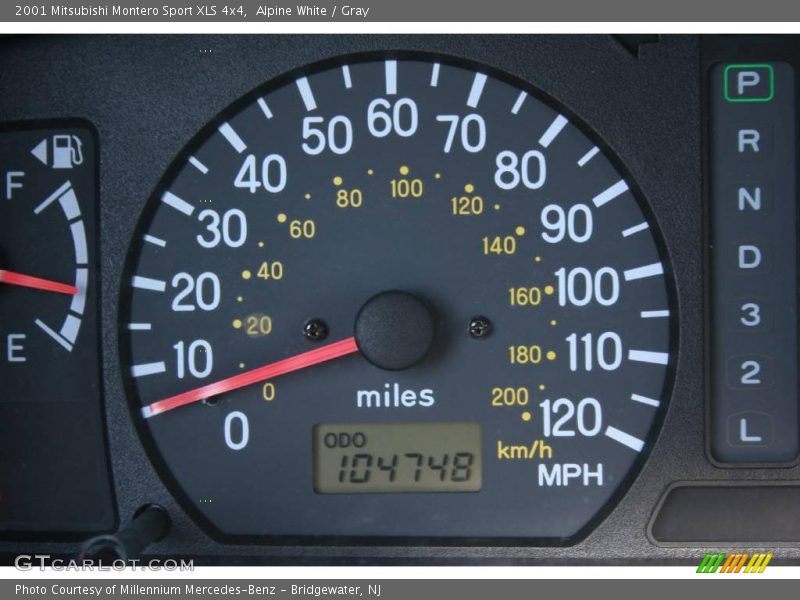 Alpine White / Gray 2001 Mitsubishi Montero Sport XLS 4x4