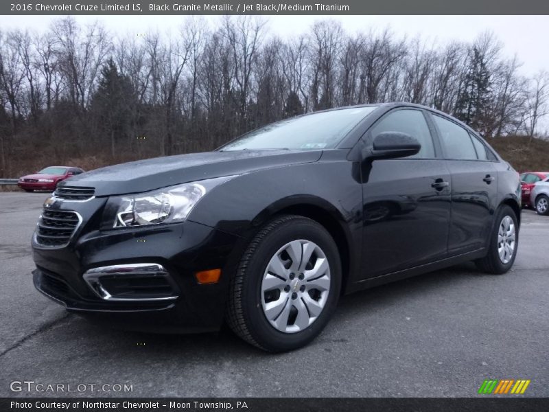 Black Granite Metallic / Jet Black/Medium Titanium 2016 Chevrolet Cruze Limited LS