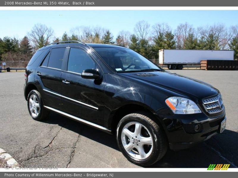 Black / Black 2008 Mercedes-Benz ML 350 4Matic