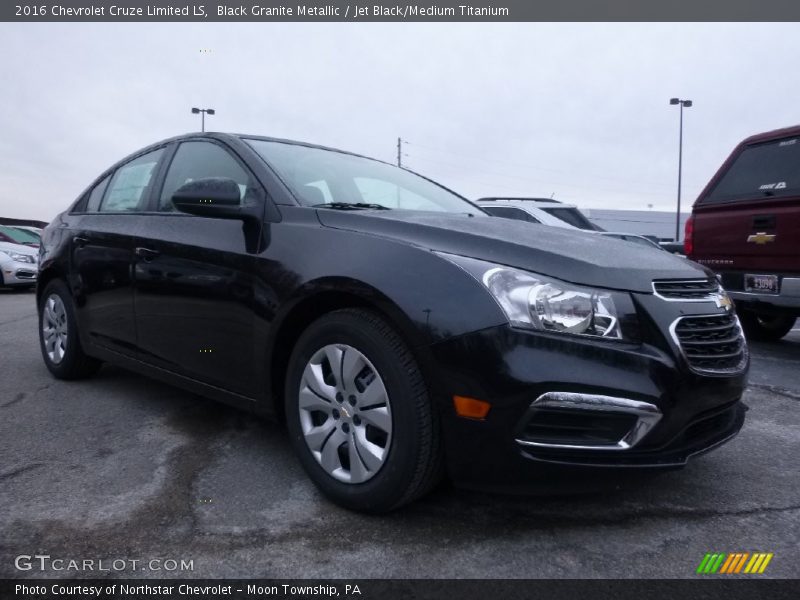 Black Granite Metallic / Jet Black/Medium Titanium 2016 Chevrolet Cruze Limited LS