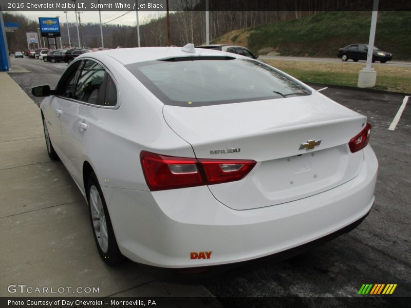 Summit White / Jet Black 2016 Chevrolet Malibu LT