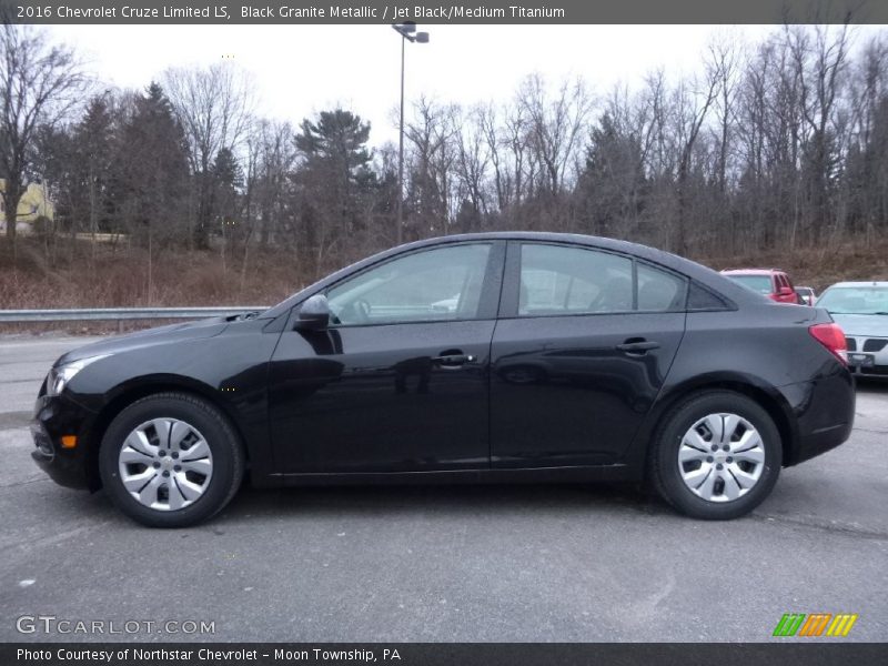 Black Granite Metallic / Jet Black/Medium Titanium 2016 Chevrolet Cruze Limited LS