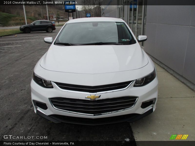 Summit White / Jet Black 2016 Chevrolet Malibu LT