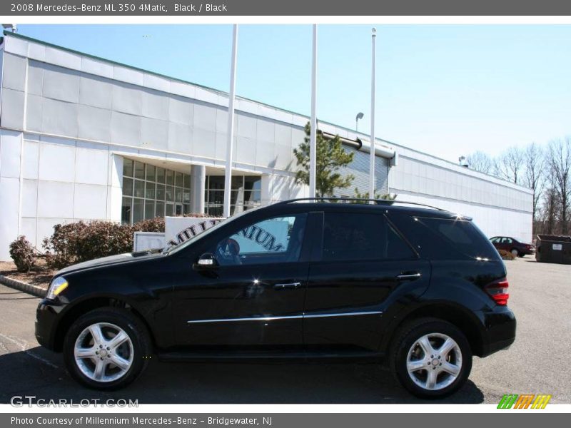 Black / Black 2008 Mercedes-Benz ML 350 4Matic