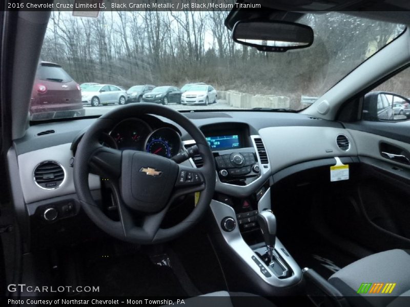 Black Granite Metallic / Jet Black/Medium Titanium 2016 Chevrolet Cruze Limited LS