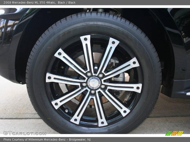 Black / Black 2009 Mercedes-Benz ML 350 4Matic