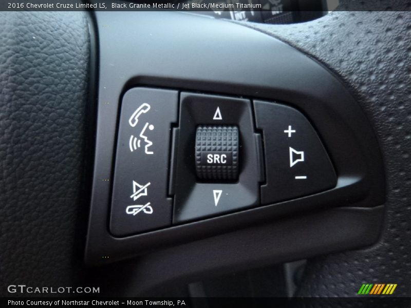 Black Granite Metallic / Jet Black/Medium Titanium 2016 Chevrolet Cruze Limited LS