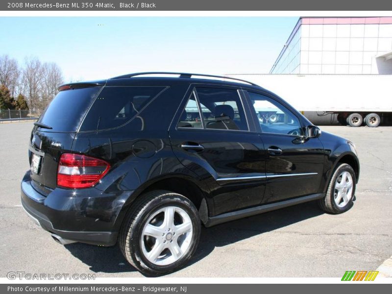 Black / Black 2008 Mercedes-Benz ML 350 4Matic