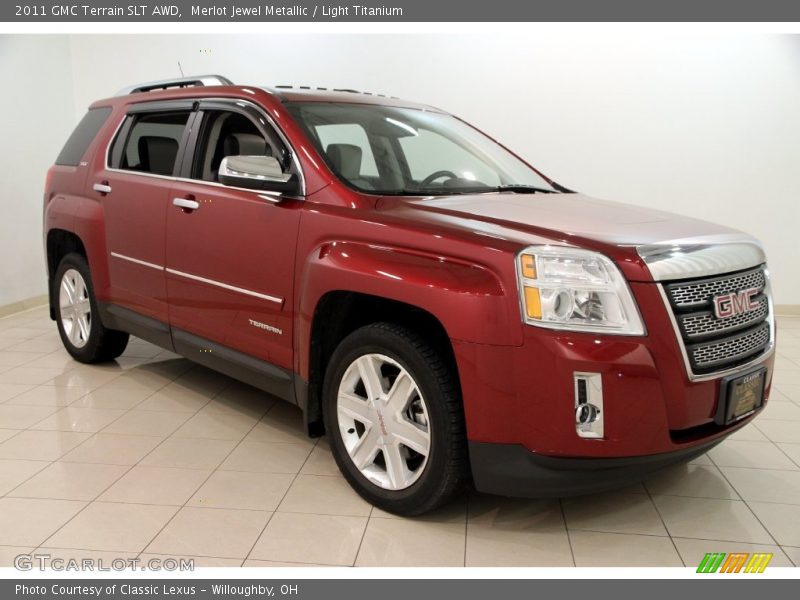 Merlot Jewel Metallic / Light Titanium 2011 GMC Terrain SLT AWD