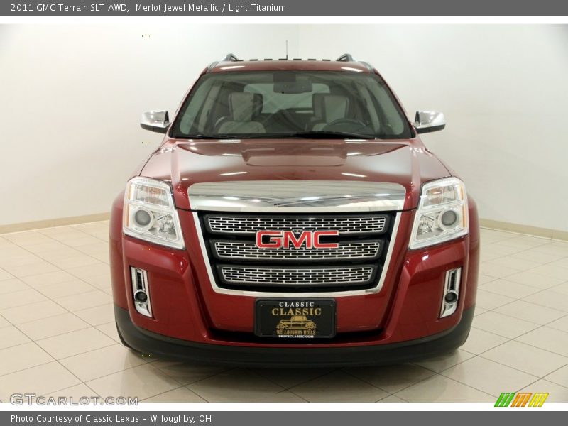 Merlot Jewel Metallic / Light Titanium 2011 GMC Terrain SLT AWD
