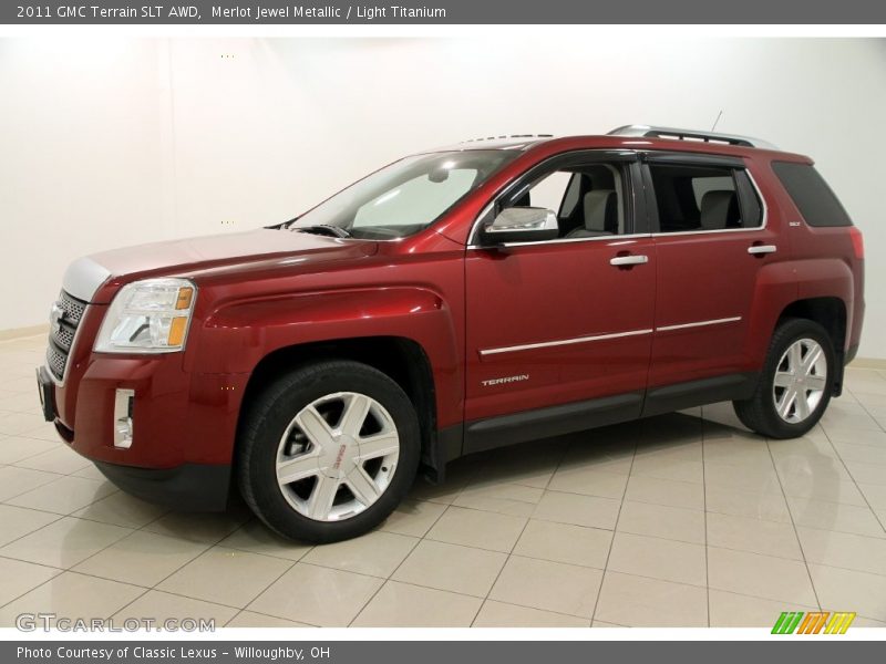 Merlot Jewel Metallic / Light Titanium 2011 GMC Terrain SLT AWD