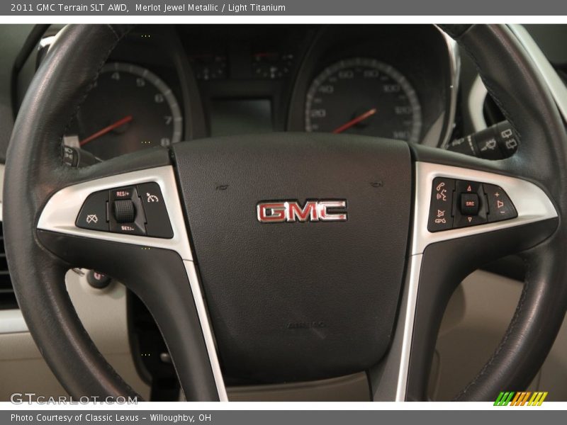 Merlot Jewel Metallic / Light Titanium 2011 GMC Terrain SLT AWD