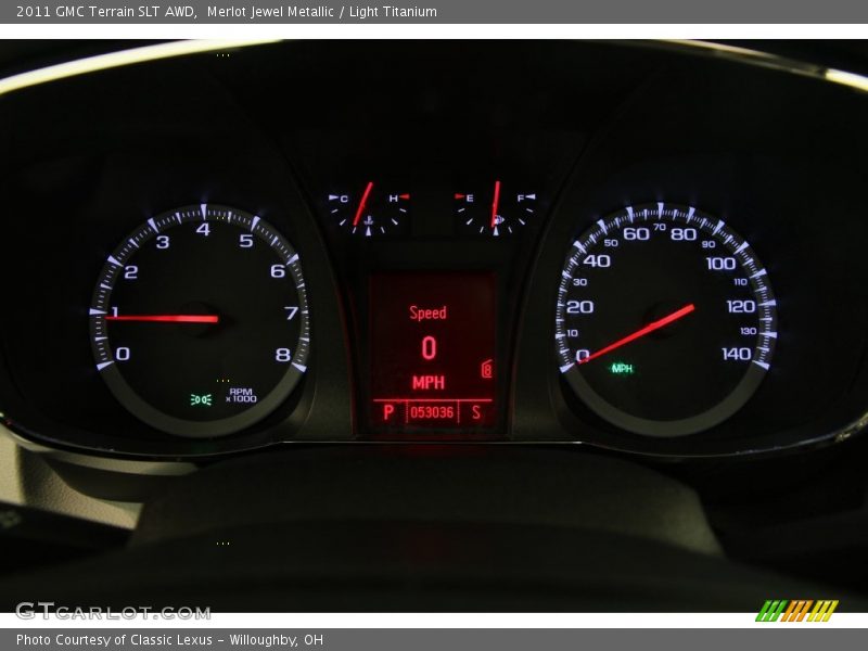 Merlot Jewel Metallic / Light Titanium 2011 GMC Terrain SLT AWD