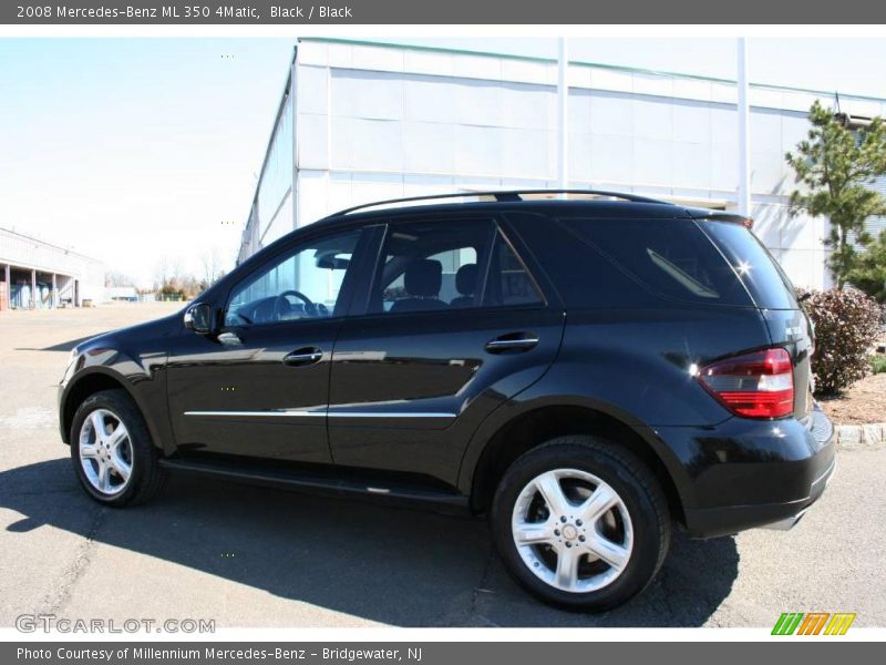 Black / Black 2008 Mercedes-Benz ML 350 4Matic