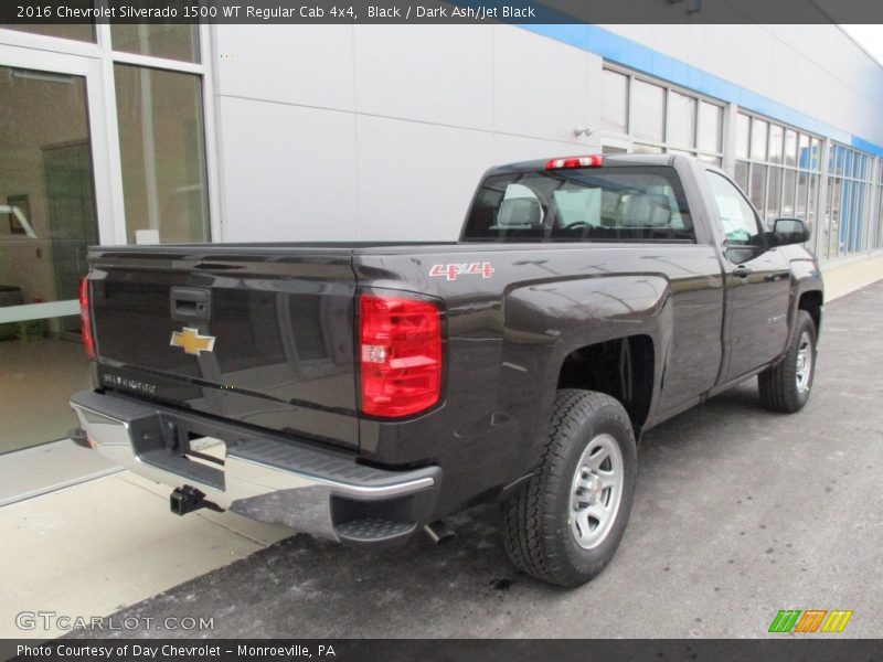 Black / Dark Ash/Jet Black 2016 Chevrolet Silverado 1500 WT Regular Cab 4x4