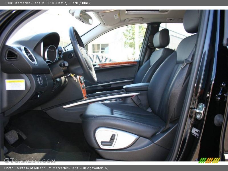 Black / Black 2008 Mercedes-Benz ML 350 4Matic