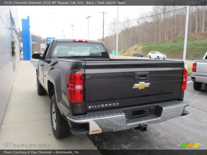 Black / Dark Ash/Jet Black 2016 Chevrolet Silverado 1500 WT Regular Cab 4x4