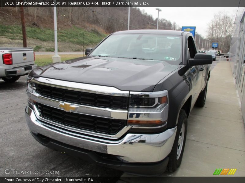 Black / Dark Ash/Jet Black 2016 Chevrolet Silverado 1500 WT Regular Cab 4x4