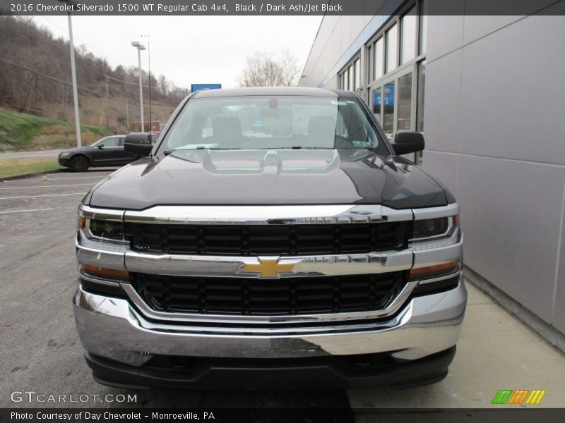 Black / Dark Ash/Jet Black 2016 Chevrolet Silverado 1500 WT Regular Cab 4x4