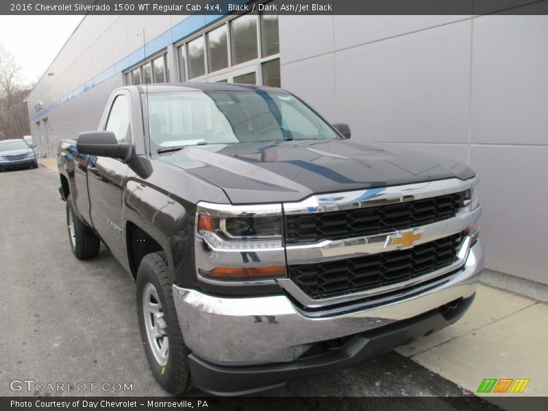 Black / Dark Ash/Jet Black 2016 Chevrolet Silverado 1500 WT Regular Cab 4x4