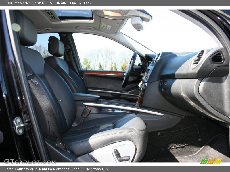 Black / Black 2008 Mercedes-Benz ML 350 4Matic