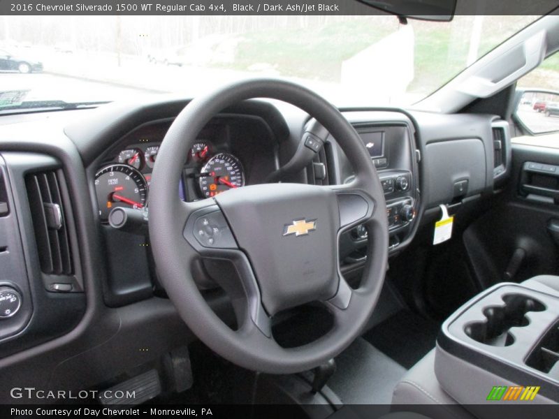 Black / Dark Ash/Jet Black 2016 Chevrolet Silverado 1500 WT Regular Cab 4x4