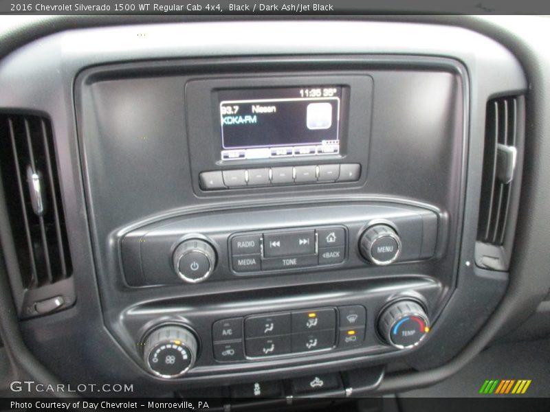 Black / Dark Ash/Jet Black 2016 Chevrolet Silverado 1500 WT Regular Cab 4x4