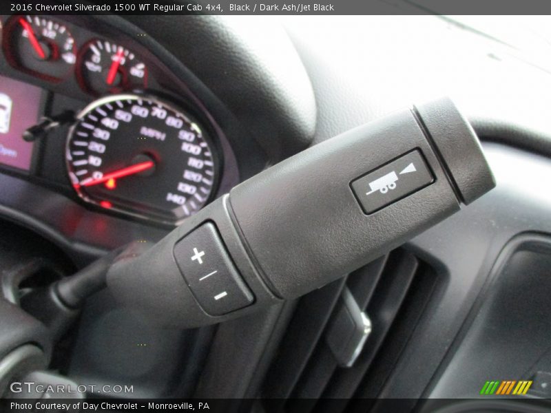 Black / Dark Ash/Jet Black 2016 Chevrolet Silverado 1500 WT Regular Cab 4x4