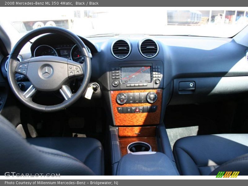 Black / Black 2008 Mercedes-Benz ML 350 4Matic