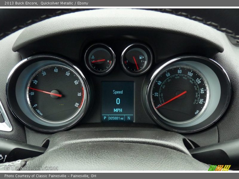 Quicksilver Metallic / Ebony 2013 Buick Encore