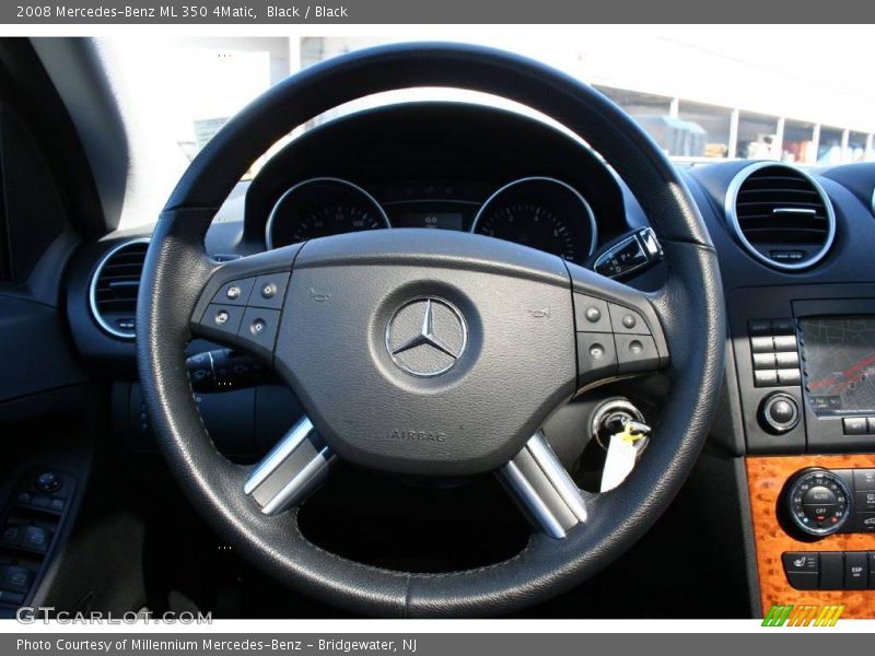 Black / Black 2008 Mercedes-Benz ML 350 4Matic