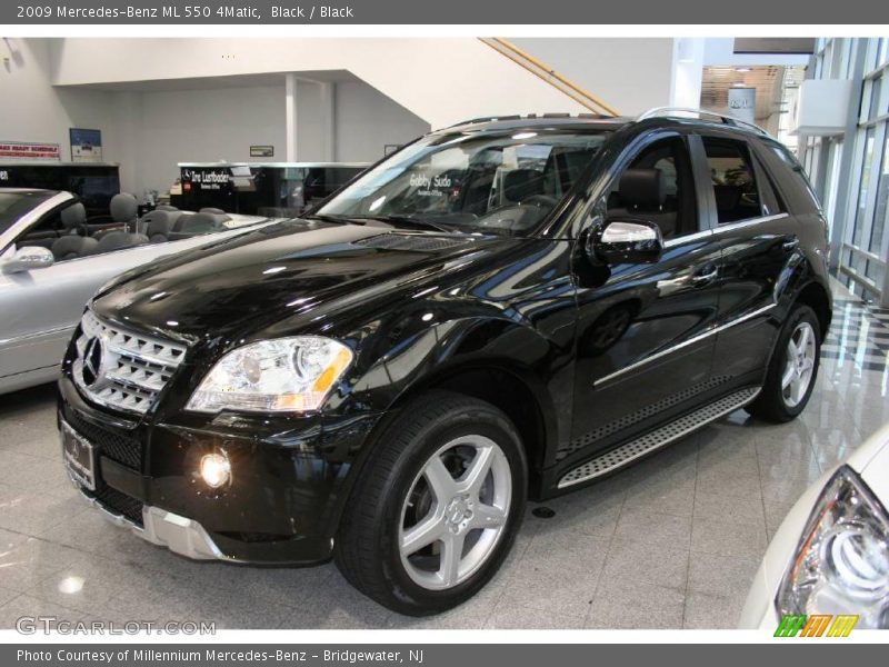 Black / Black 2009 Mercedes-Benz ML 550 4Matic