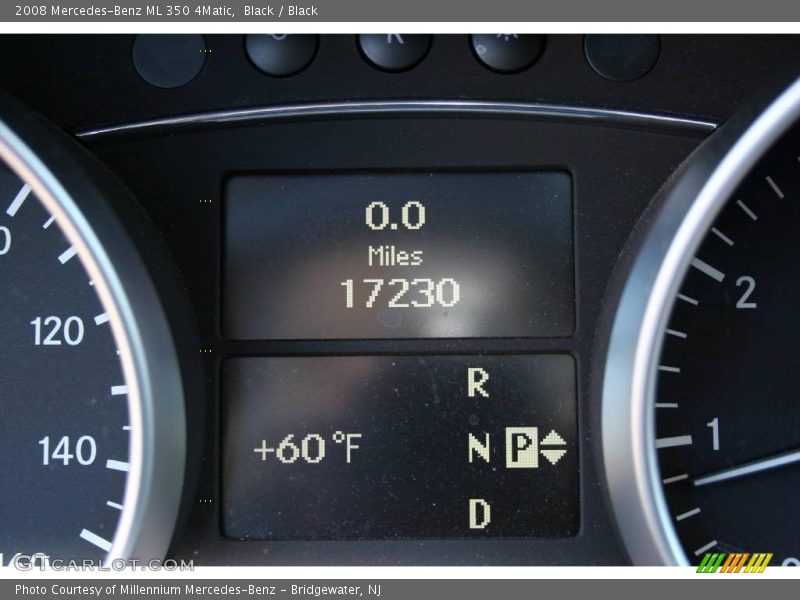 Black / Black 2008 Mercedes-Benz ML 350 4Matic