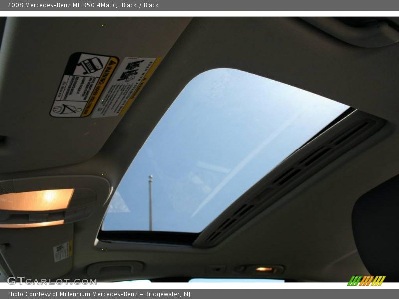 Black / Black 2008 Mercedes-Benz ML 350 4Matic