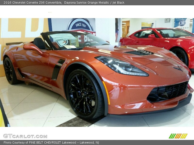Front 3/4 View of 2016 Corvette Z06 Convertible