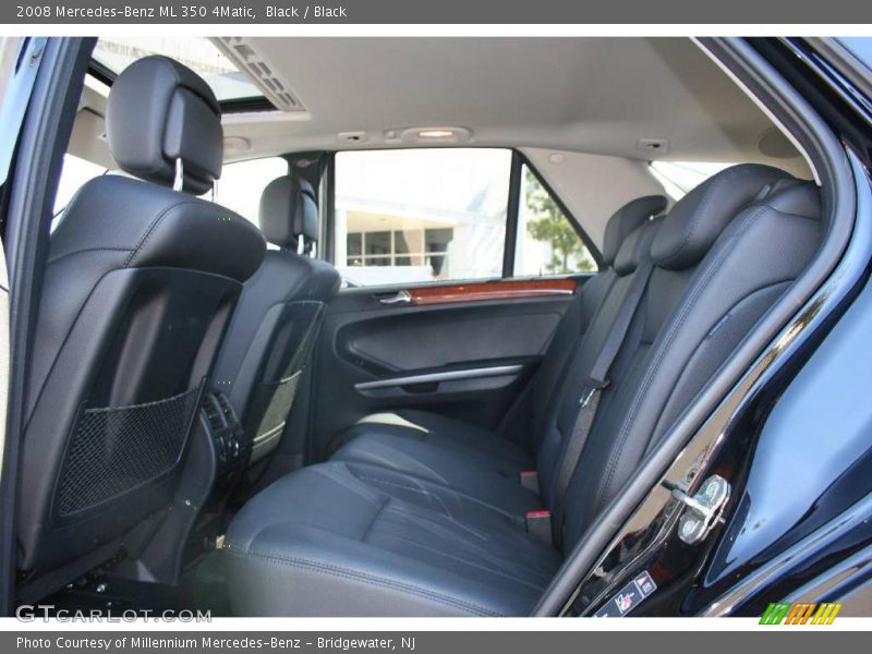 Black / Black 2008 Mercedes-Benz ML 350 4Matic