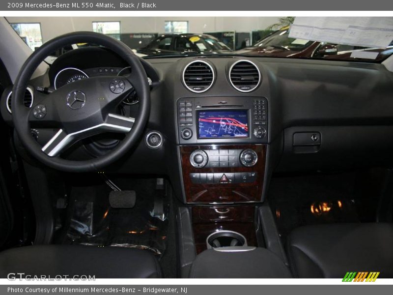 Black / Black 2009 Mercedes-Benz ML 550 4Matic