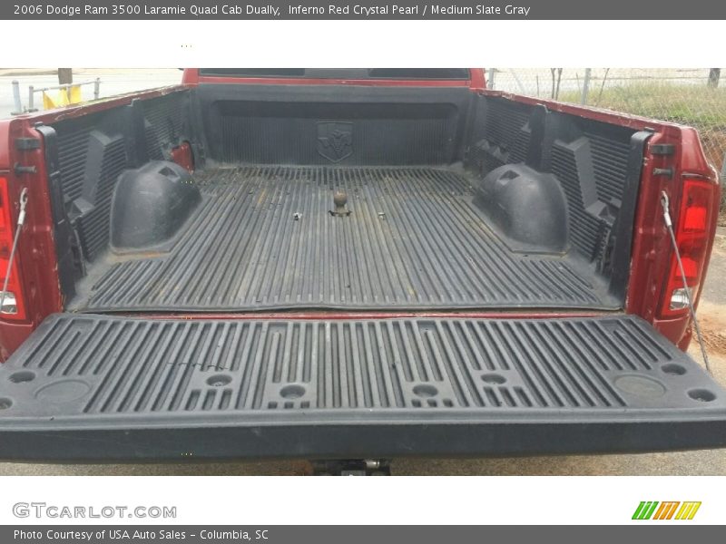Inferno Red Crystal Pearl / Medium Slate Gray 2006 Dodge Ram 3500 Laramie Quad Cab Dually