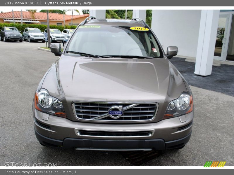 Oyster Grey Metallic / Beige 2012 Volvo XC90 3.2