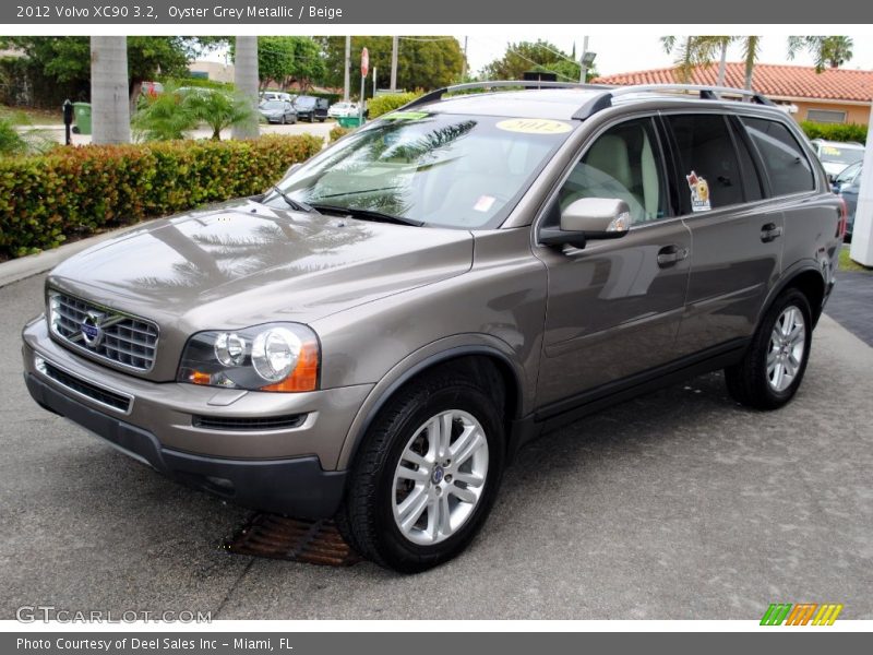 Oyster Grey Metallic / Beige 2012 Volvo XC90 3.2