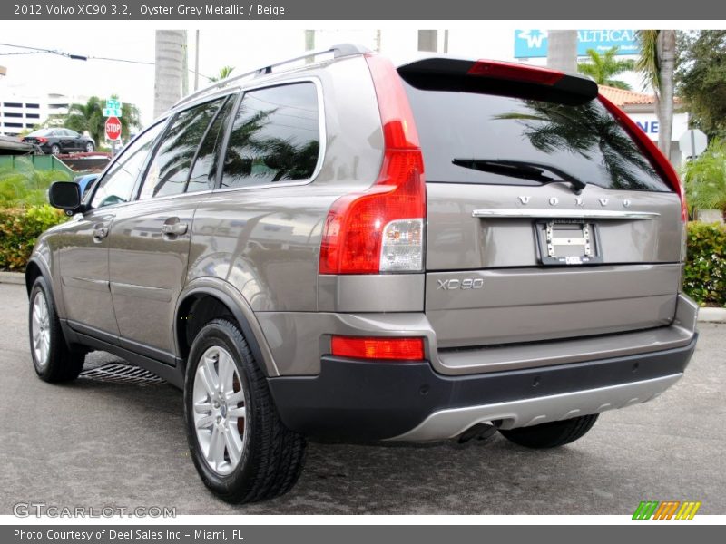 Oyster Grey Metallic / Beige 2012 Volvo XC90 3.2