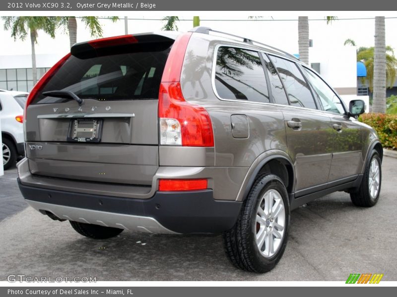 Oyster Grey Metallic / Beige 2012 Volvo XC90 3.2