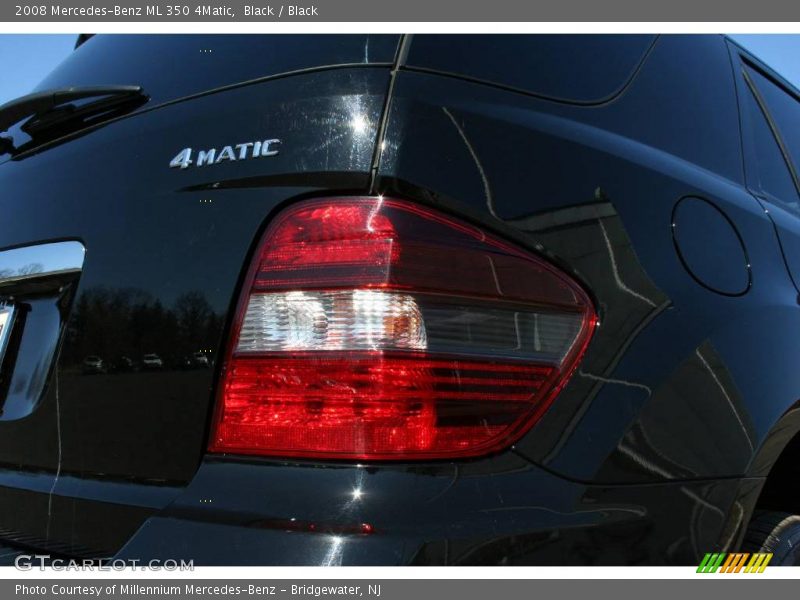 Black / Black 2008 Mercedes-Benz ML 350 4Matic