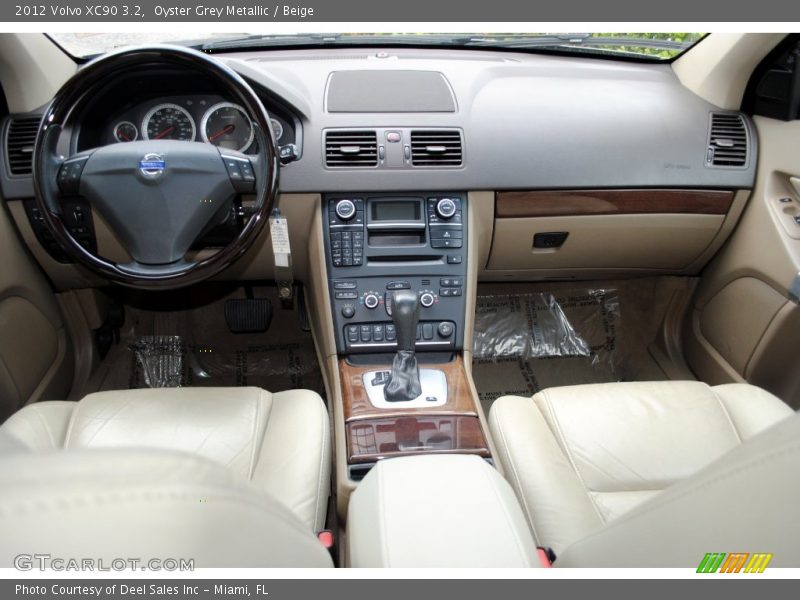 Oyster Grey Metallic / Beige 2012 Volvo XC90 3.2