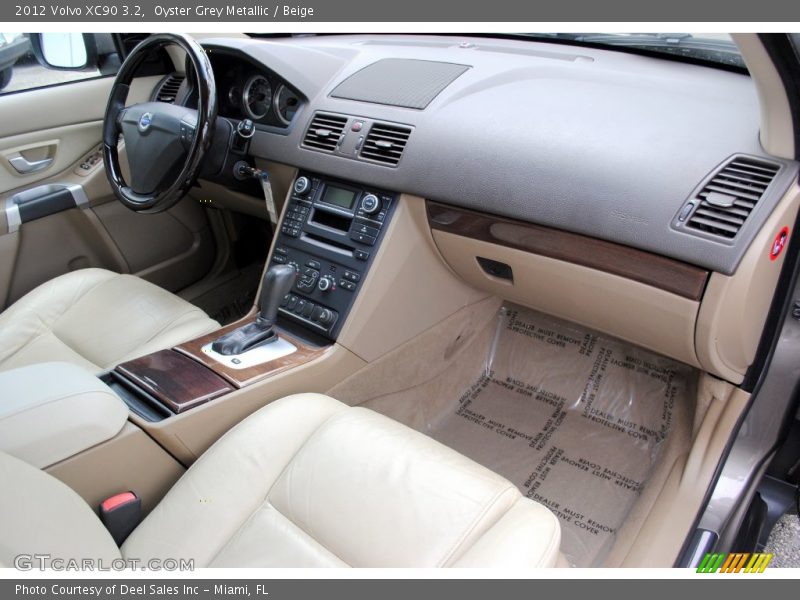 Oyster Grey Metallic / Beige 2012 Volvo XC90 3.2