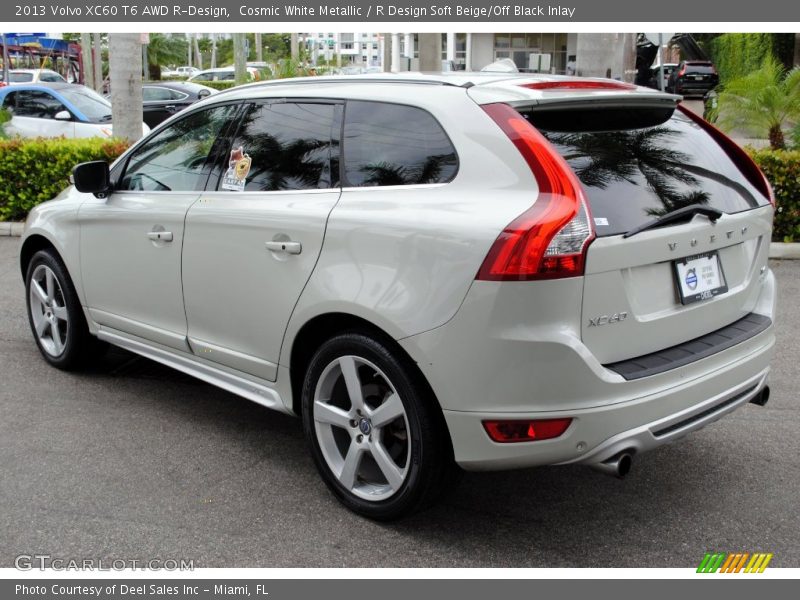 Cosmic White Metallic / R Design Soft Beige/Off Black Inlay 2013 Volvo XC60 T6 AWD R-Design