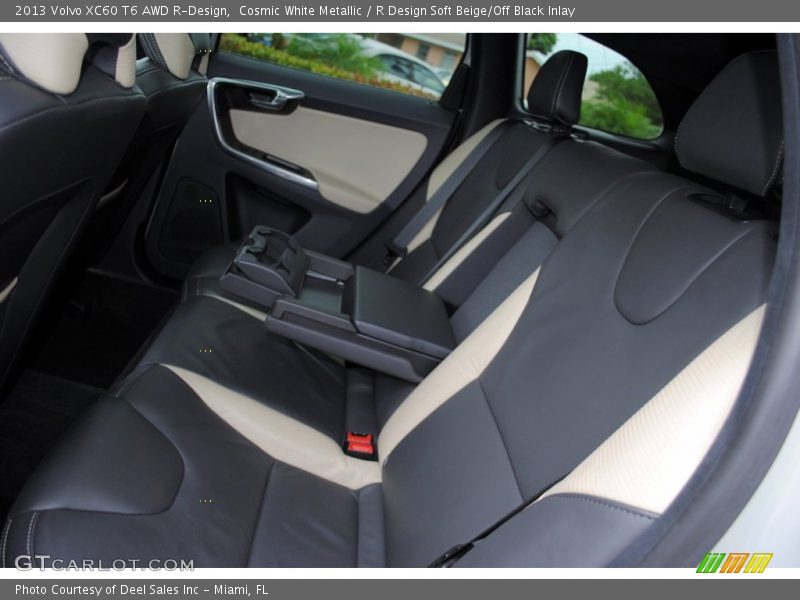 Cosmic White Metallic / R Design Soft Beige/Off Black Inlay 2013 Volvo XC60 T6 AWD R-Design
