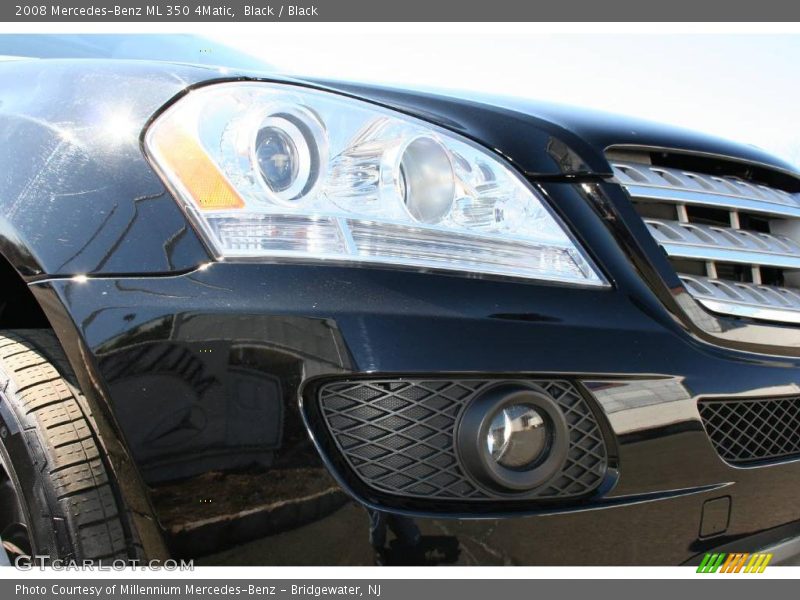 Black / Black 2008 Mercedes-Benz ML 350 4Matic